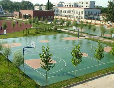 硅PU籃球場
